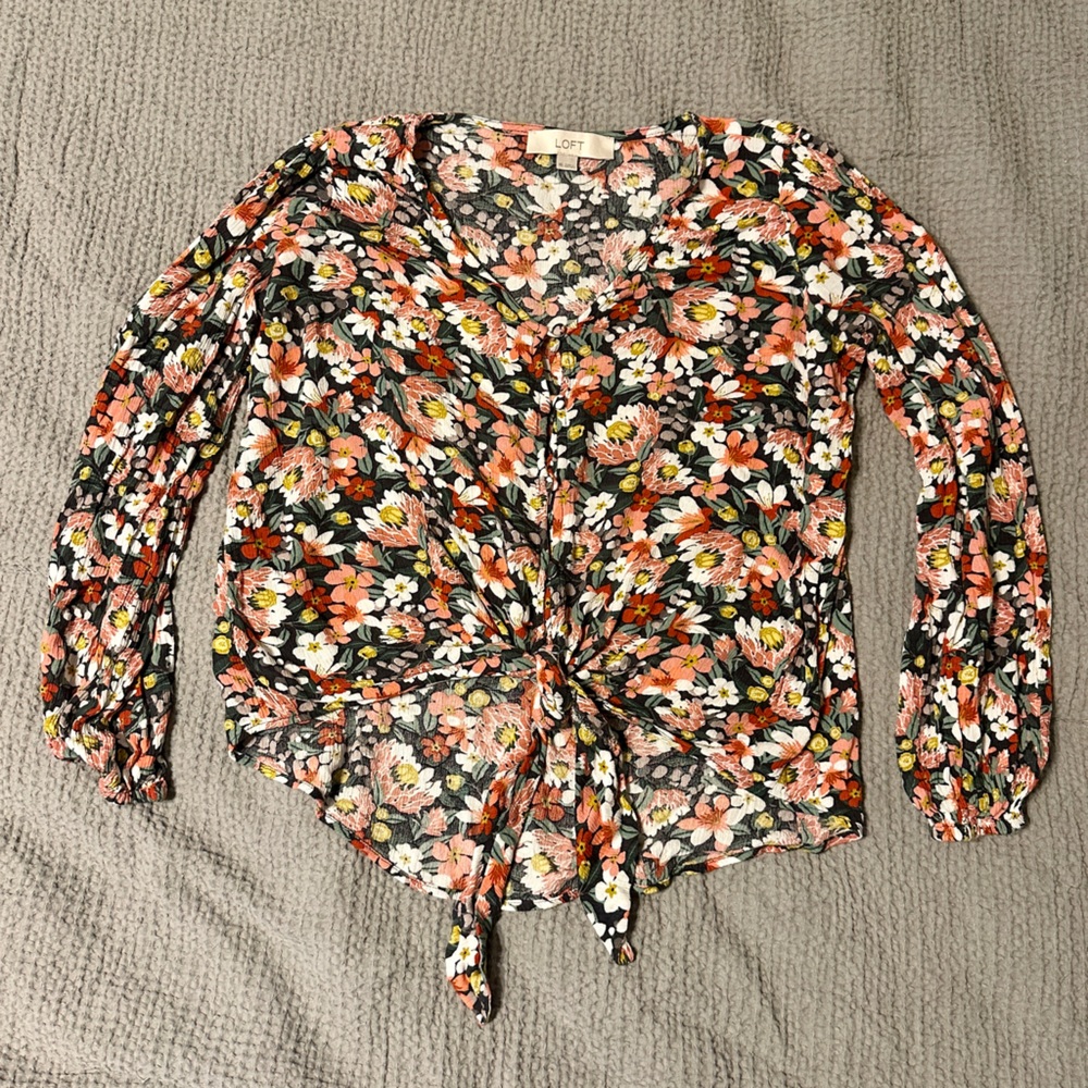 Floral Loft Blouse Size XS